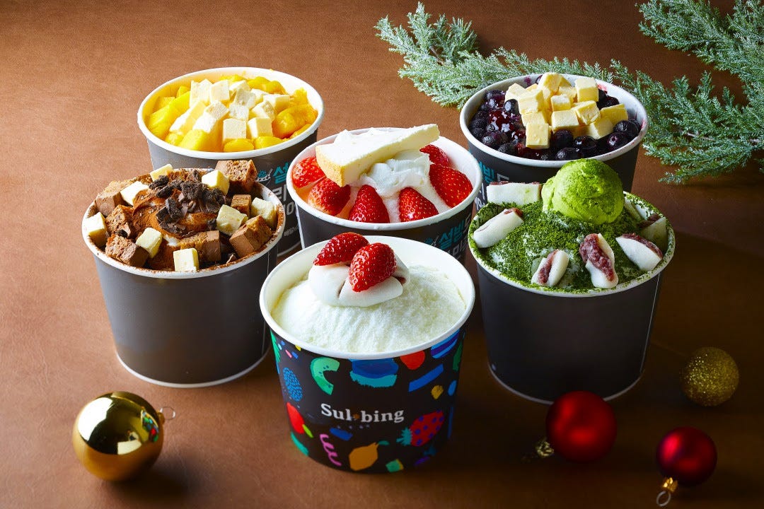 ソルビン、“クリスマス限定”テイクアウトかき氷6種登場