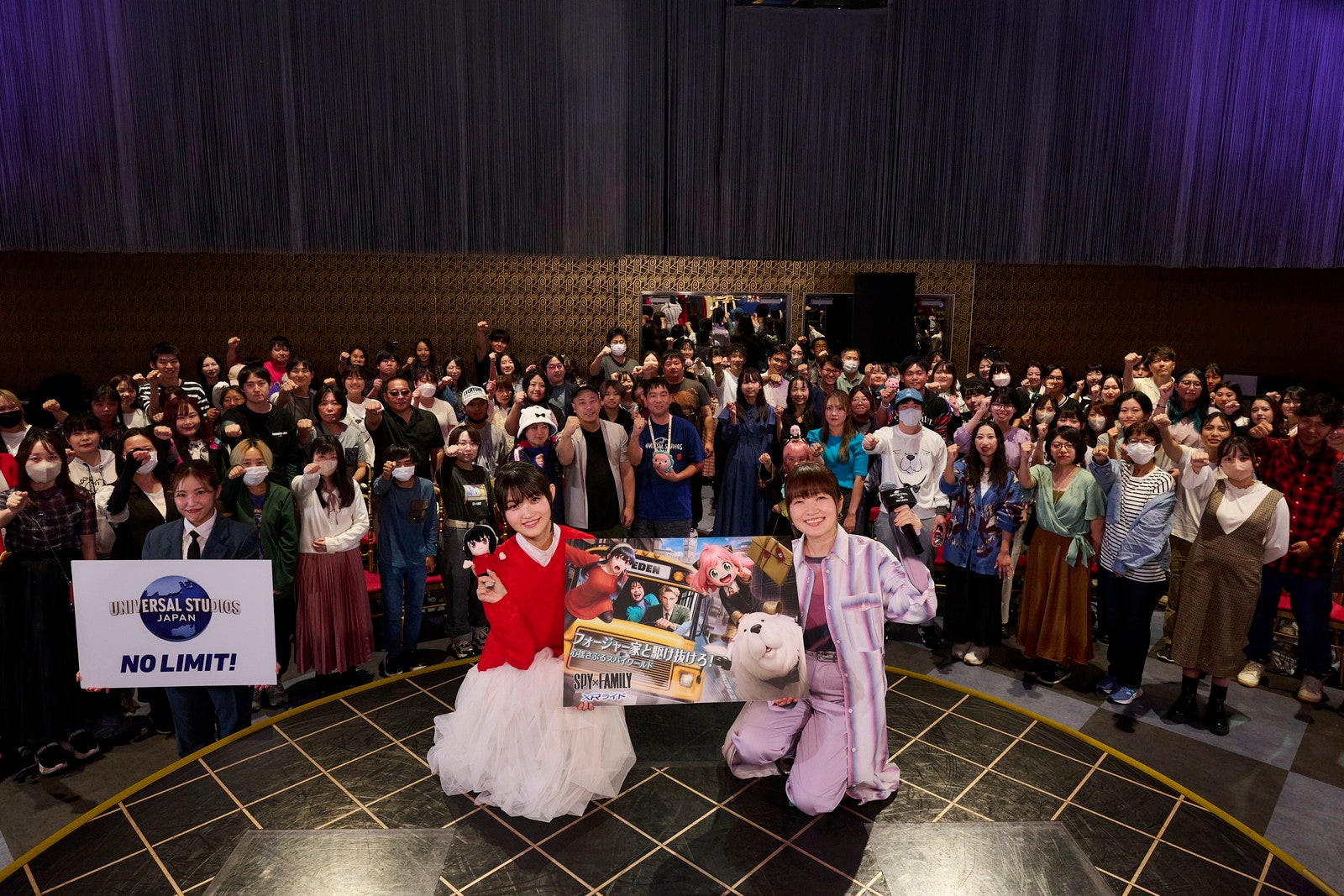 この日だけのスペシャルトークイベントに登壇した種﨑敦美、早見沙織／画像提供：ユニバーサル・スタジオ・ジャパン