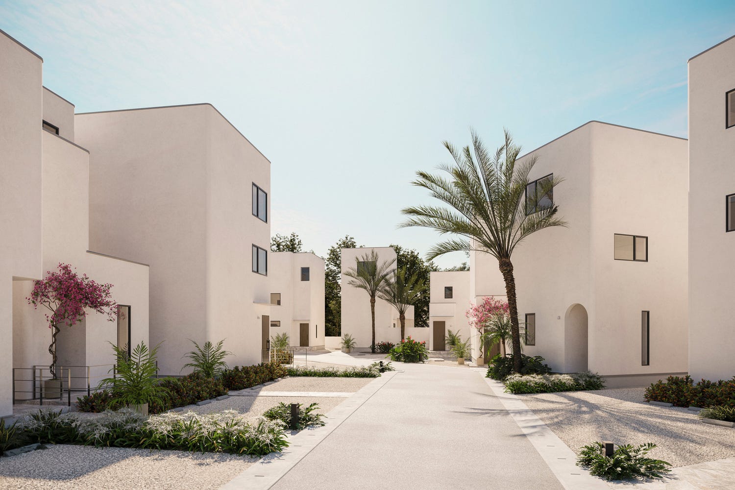 沖縄にプール付きヴィラリゾート「URUUMI ONNA POOL VILLA」洗練された内装の全14棟