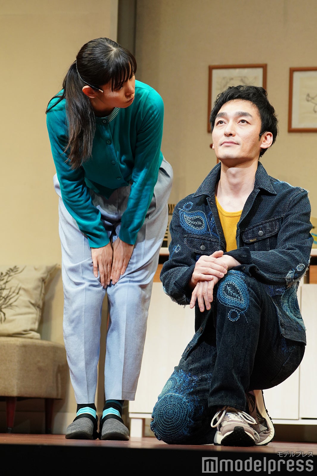 小西真奈美、草なぎ剛／「家族のはなし」公開舞台稽古（C）モデルプレス