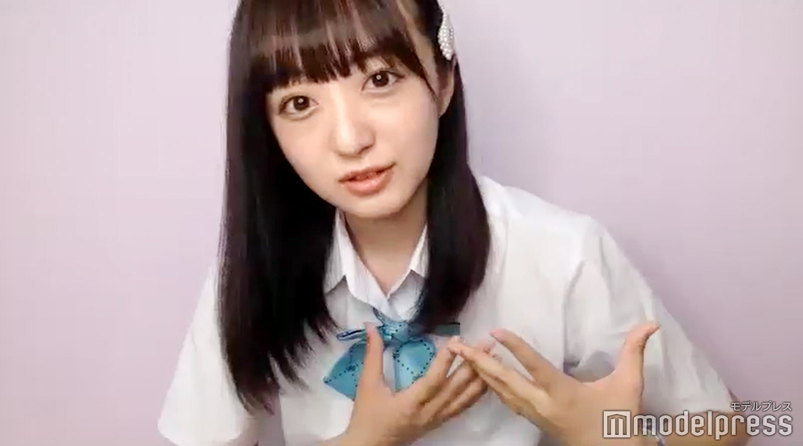 日比野芽奈／リモートインタビュー（C）モデルプレス