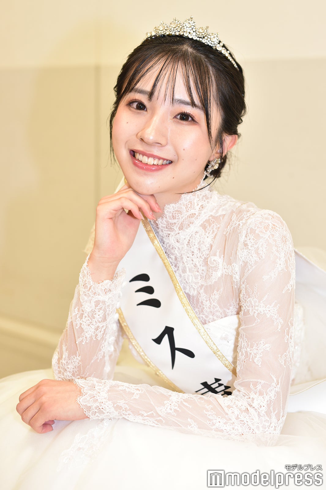 「ミス青山コンテスト2022」グランプリを受賞した五百住有希さん（C）モデルプレス