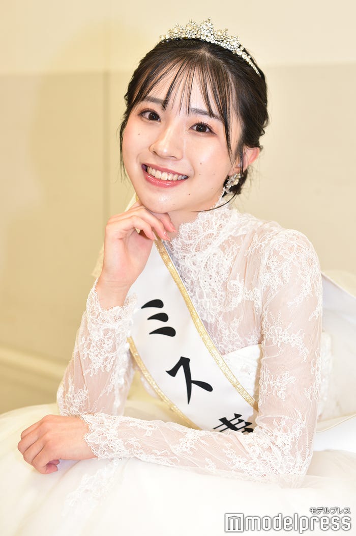 「ミス青山コンテスト2022」グランプリを受賞した五百住有希さん(C)モデルプレス