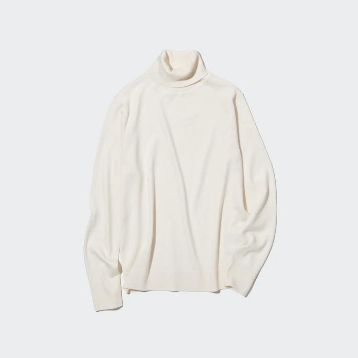 ユニクロ　uniqlo　レディース　おすすめ　オススメ　コスパ　2022　冬　ニット　セーター　エクストラファインメリノタートルネックセーター