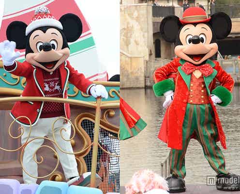 ディズニークリスマス、“ランド”と“シー”どっちの衣装がお好き?<衣装比較/詳細レポ>
