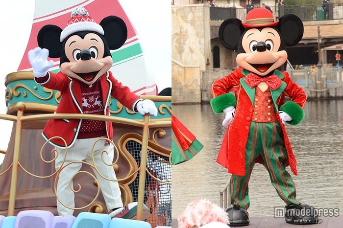 ディズニークリスマス、“ランド”と“シー”どっちの衣装がお好き?<衣装比較/詳細レポ>