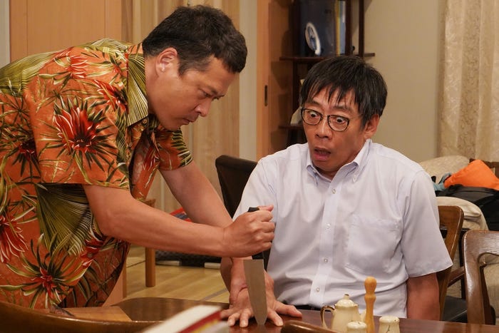 田中哲司、生瀬勝久/「あなたの番です」第17話より(C)日本テレビ