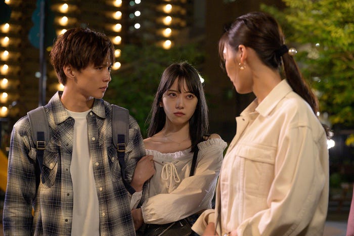 佐藤大樹、堀未央奈、大政絢 (C)「理想ノカレシ」製作委員会