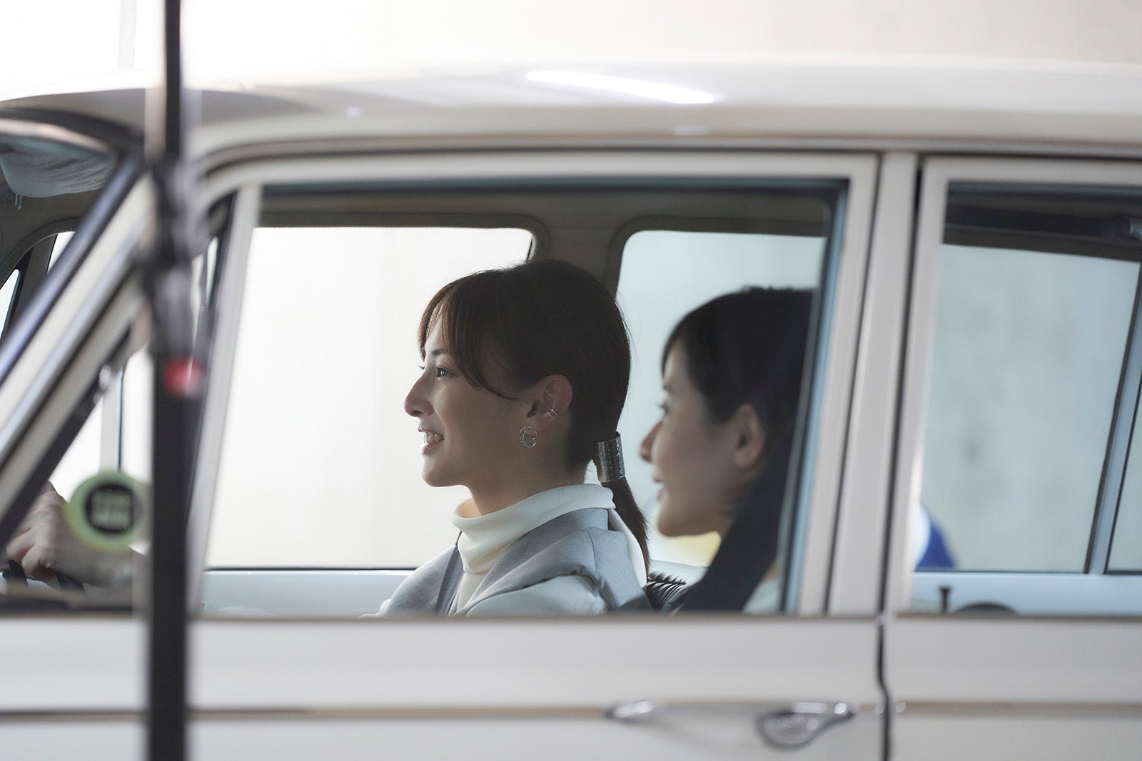 北川景子／CM「いざというとき」篇メイキングより（提供写真）