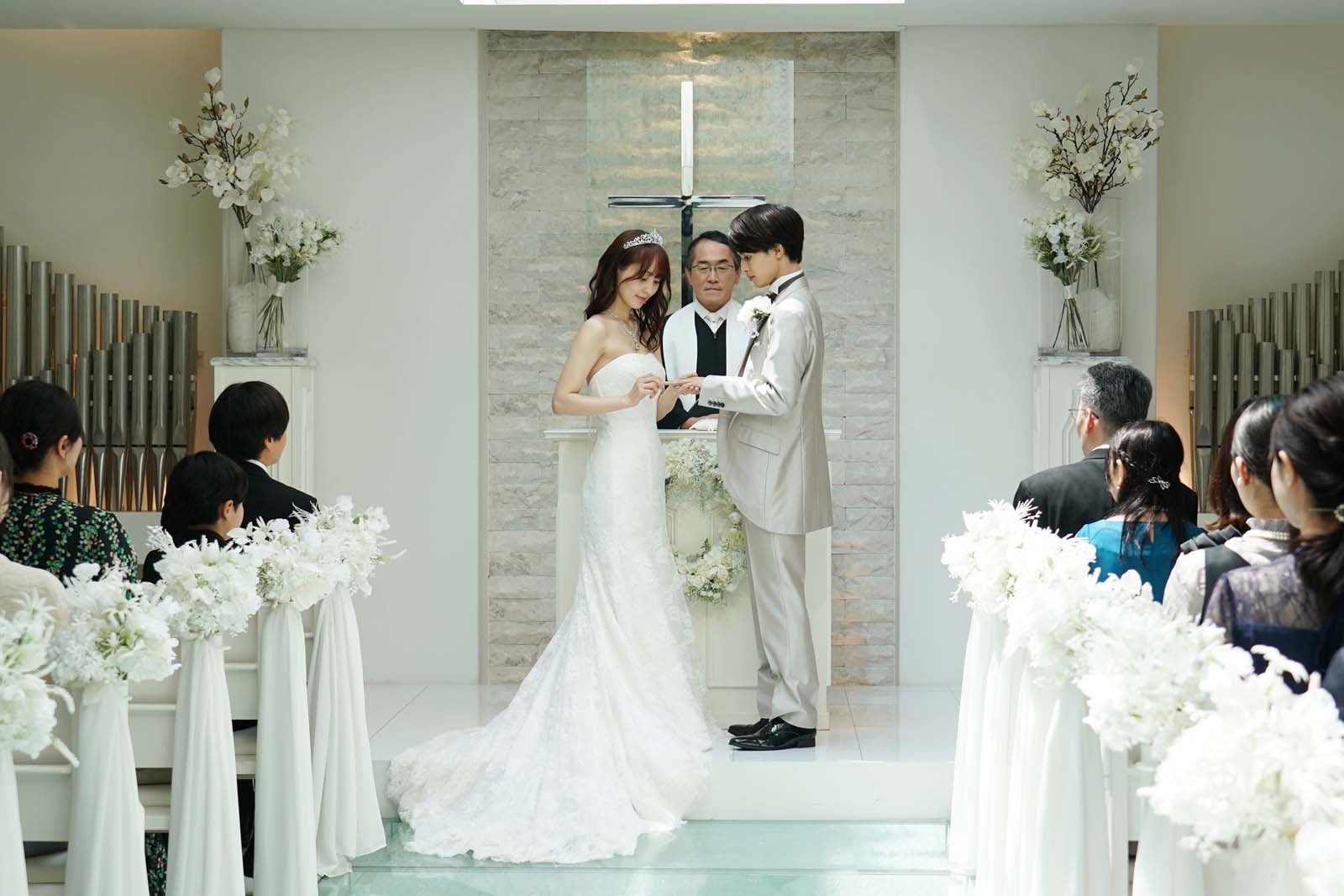 菅井友香、草川拓弥「ビジネス婚－好きになったら離婚します－」最終話より（C）「ビジネス婚」製作委員会・MBS