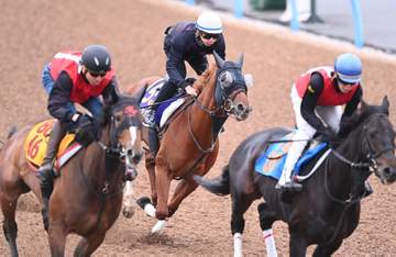 【NHKマイルC】エコロアルバ 3馬身差をつけてフィニッシュ 横山和も納得顔「さすが重賞馬という背中」