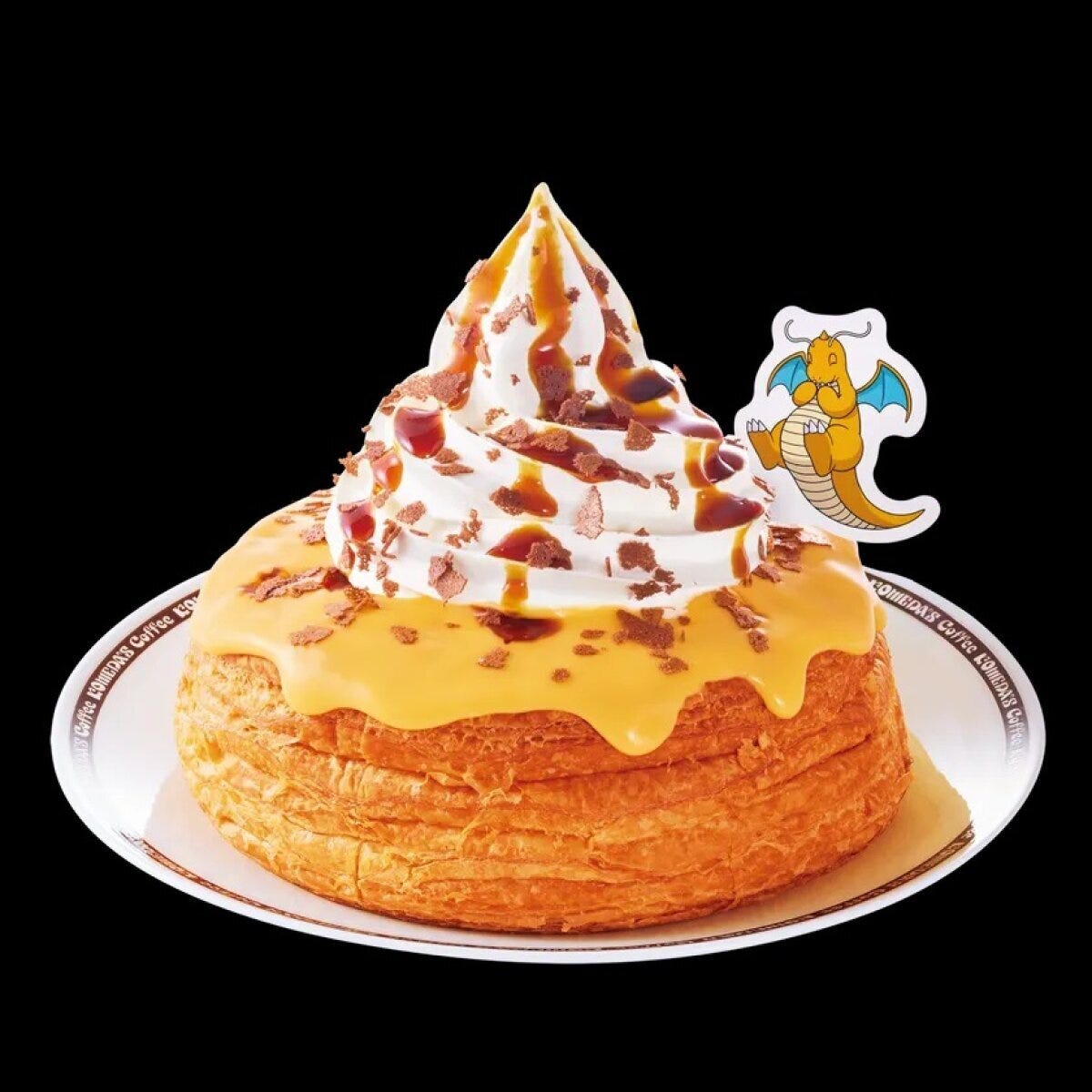 コメダ珈琲店 カイリューのシロノワール コメダ珈琲店のカイリューのシロノワール