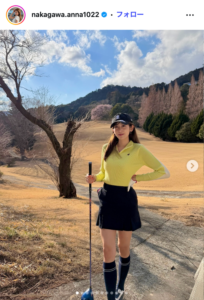 中川安奈Instagramより