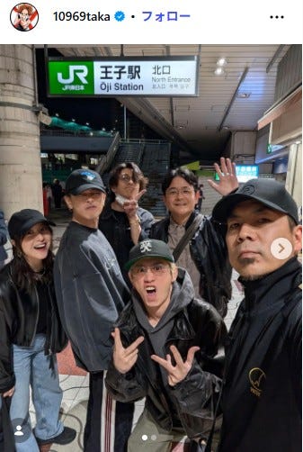 Taka Instagramより