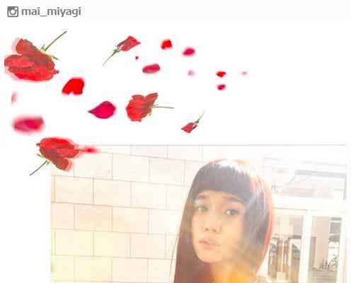 宮城舞、ぱっつんオン眉バングで大幅イメチェン「お人形さんみたい」