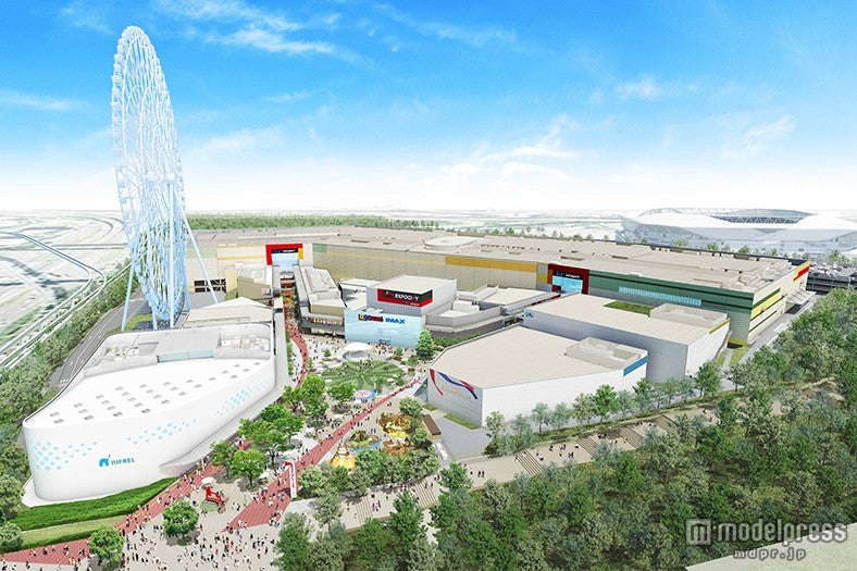 「EXPOCITY」全体俯瞰／画像提供：三井不動産