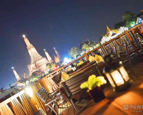 ロマンチックすぎる!夜景の中のリバーサイドバーでうっとり酔いしれる