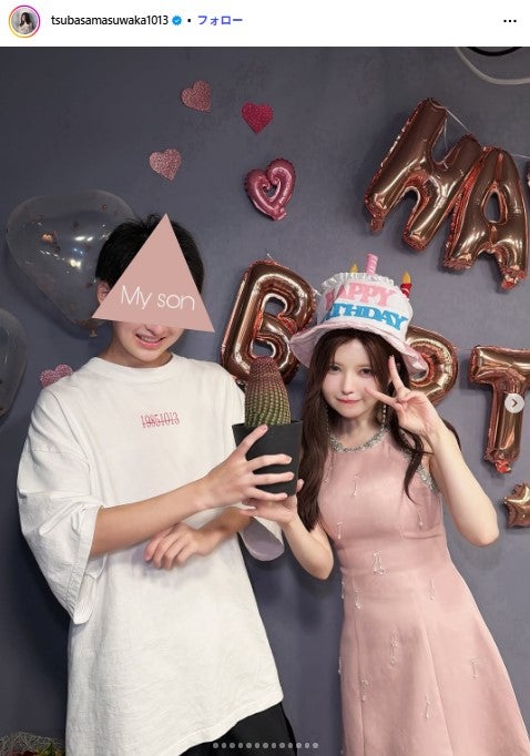 益若つばさInstagramより