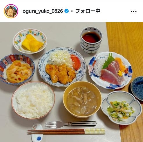 小倉優子Instagramより