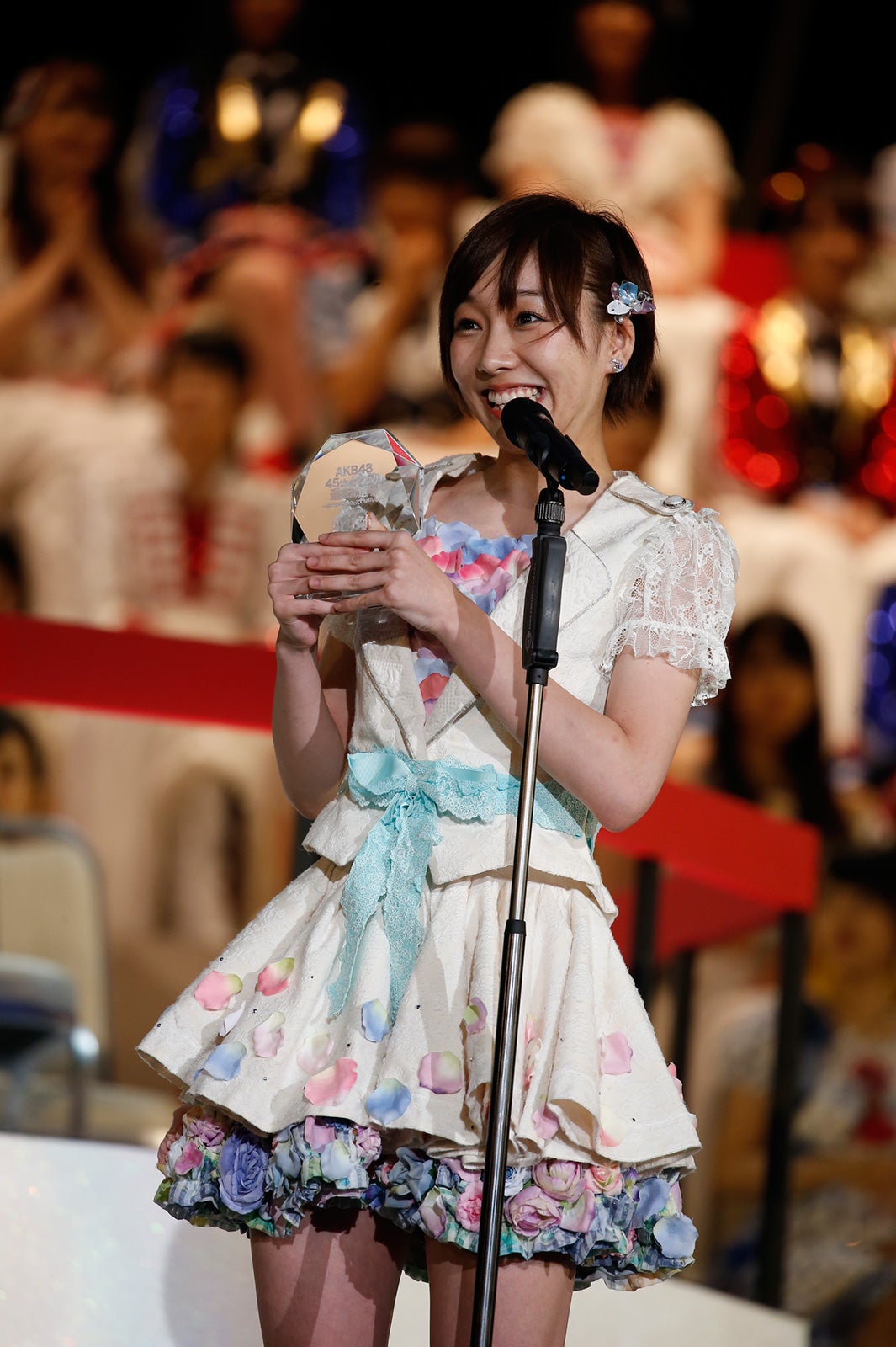 SKE48須田亜香里、初の“神7”入りで選抜復帰「幸せを噛みしめていきたい」＜第8回AKB48選抜総選挙＞