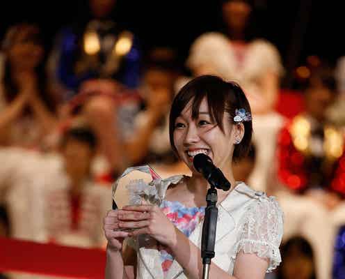 SKE48須田亜香里、初の“神7”入りで選抜復帰「幸せを噛みしめていきたい」<第8回AKB48選抜総選挙>