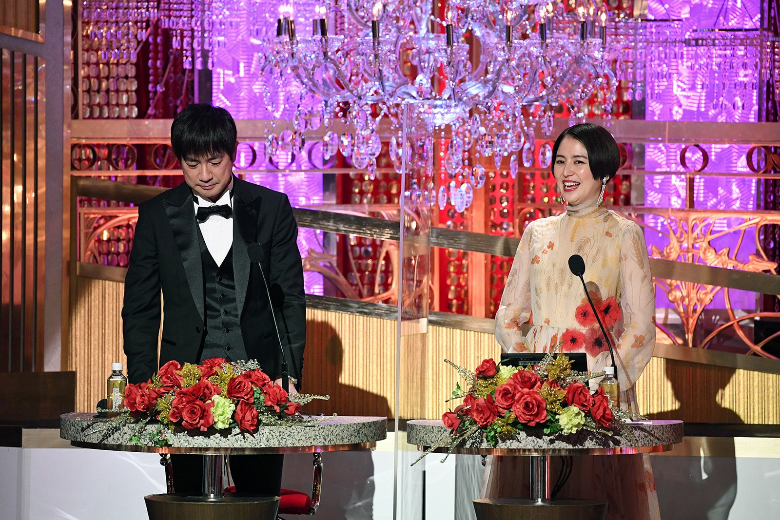 羽鳥慎一、長澤まさみ（C）東京写真記者協会