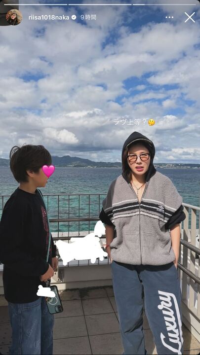 仲里依紗Instagramストーリーズより