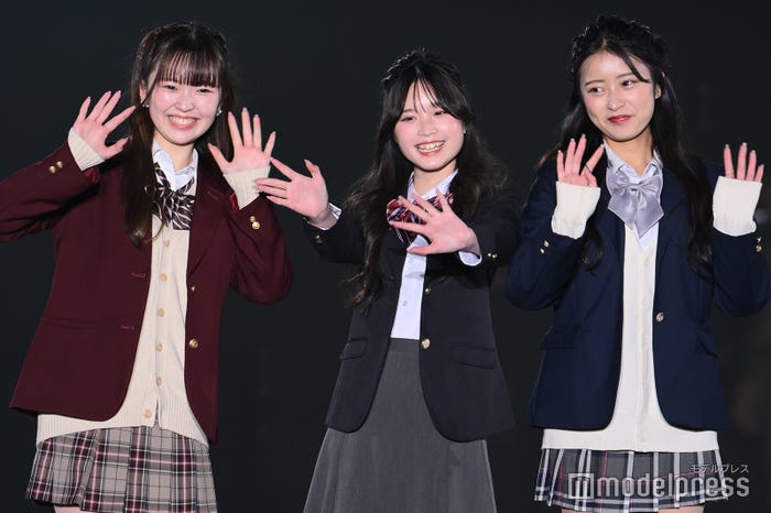 池ノ上りん、湯淺えみり、橋本真林「関コレ 2023 S/S」より(C)モデルプレス