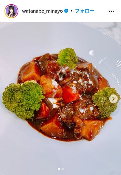 渡辺美奈代Instagramより