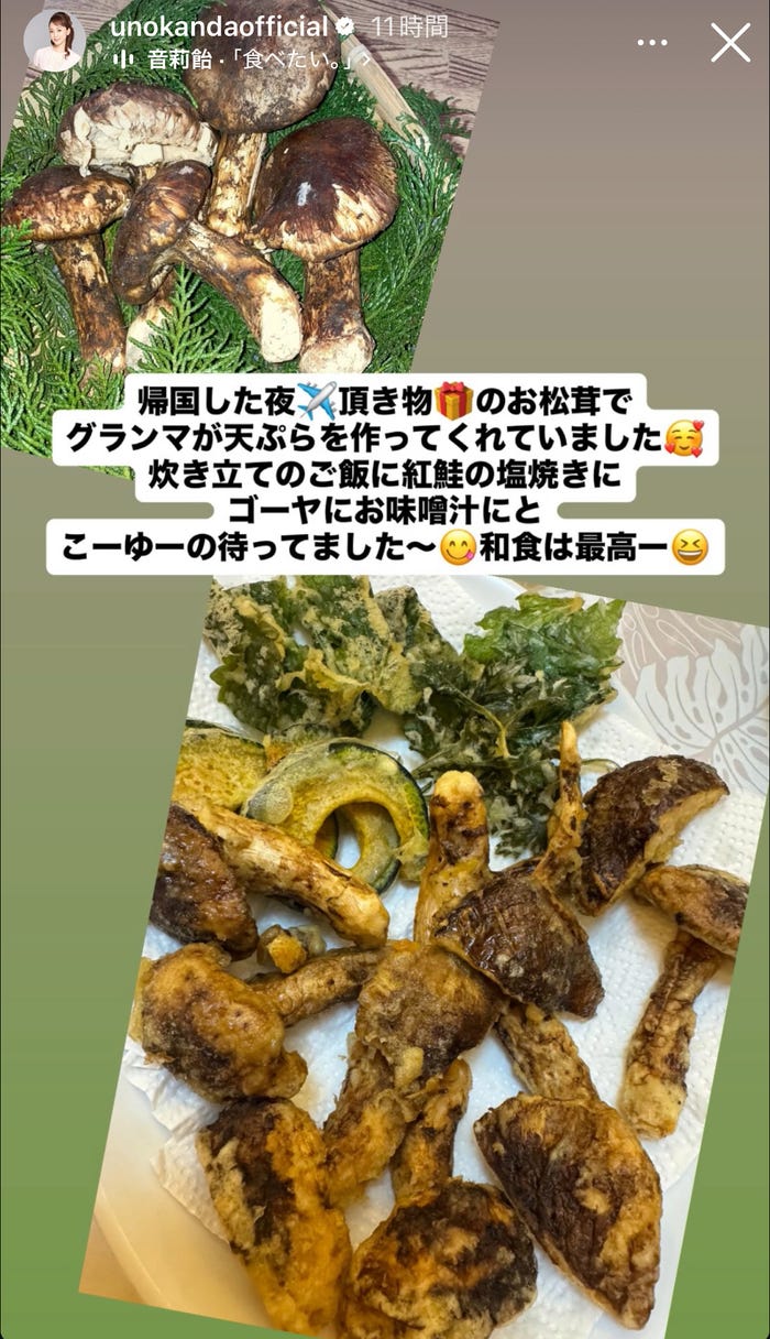 神田うのInstagramストーリーズより