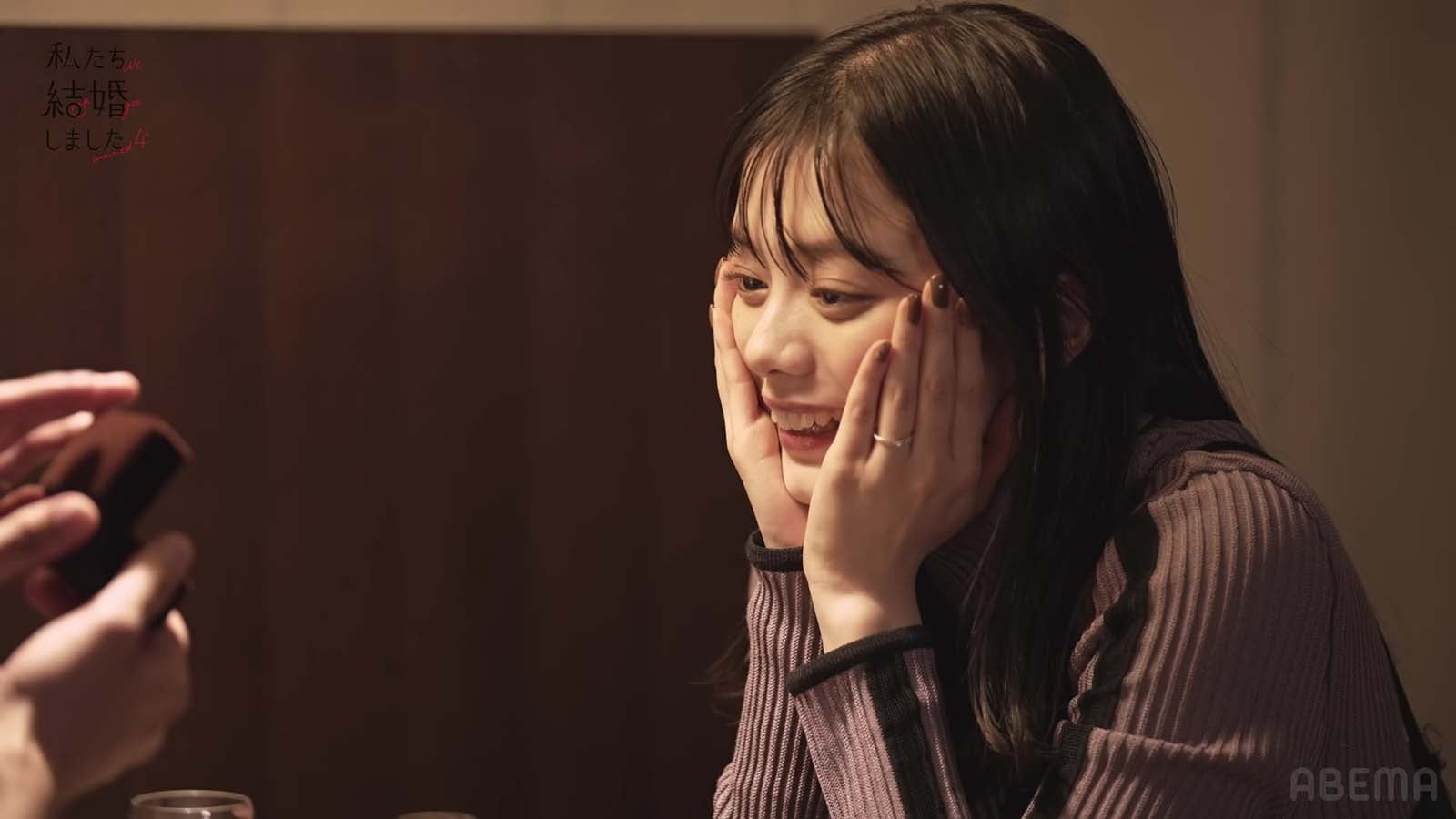 紺野彩夏／「私たち結婚しました4」（C）AbemaTV, Inc.