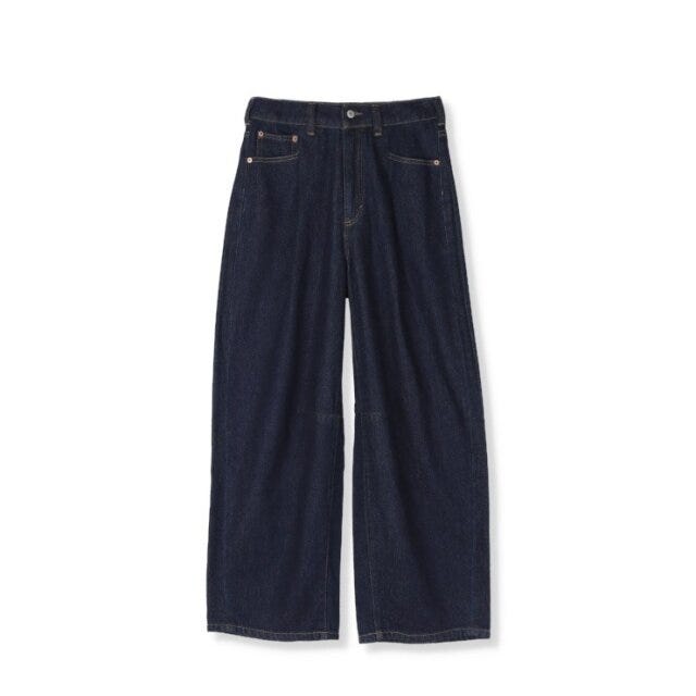デニムコクーンパンツ 2025秋冬しまむらレディースデニムコクーンパンツ