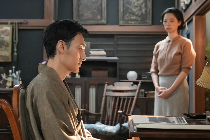 草なぎ剛、市川実和子「ブギウギ」第119話(C)NHK