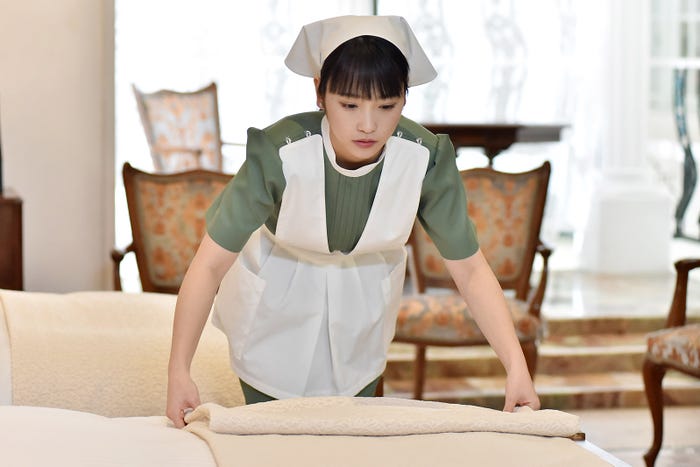 川栄李奈/「崖っぷちホテル!」第3話より(C)日本テレビ