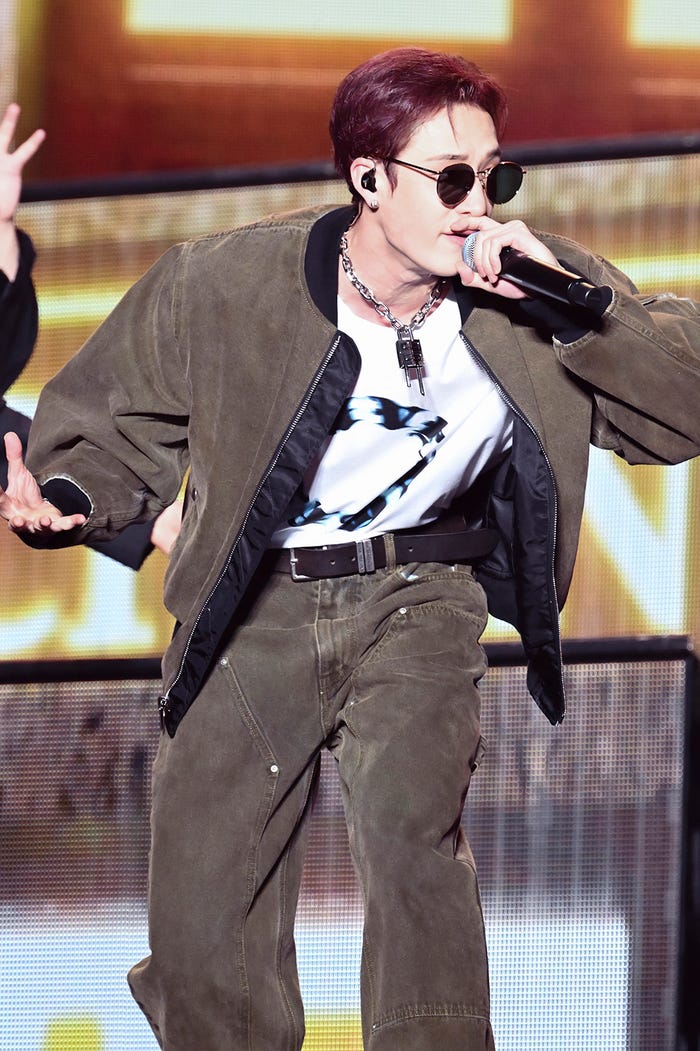 バンチャン「Stray Kids 5-STAR Dome Tour 2023」より/写真提供:田中聖太郎写真事務所