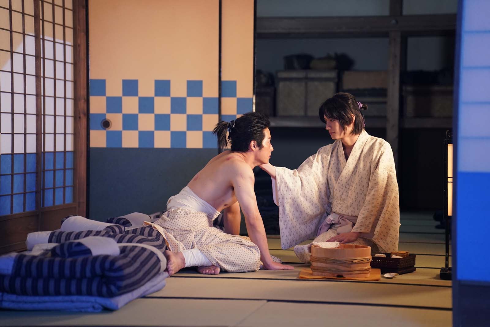 羽谷勝太、杢代和人「君とゆきて咲く～新選組青春録～」第4話より（C）テレビ朝日