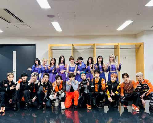 JO1、Kep1erとの集合ショット公開「破壊力ありすぎる」「激アツ」と反響
