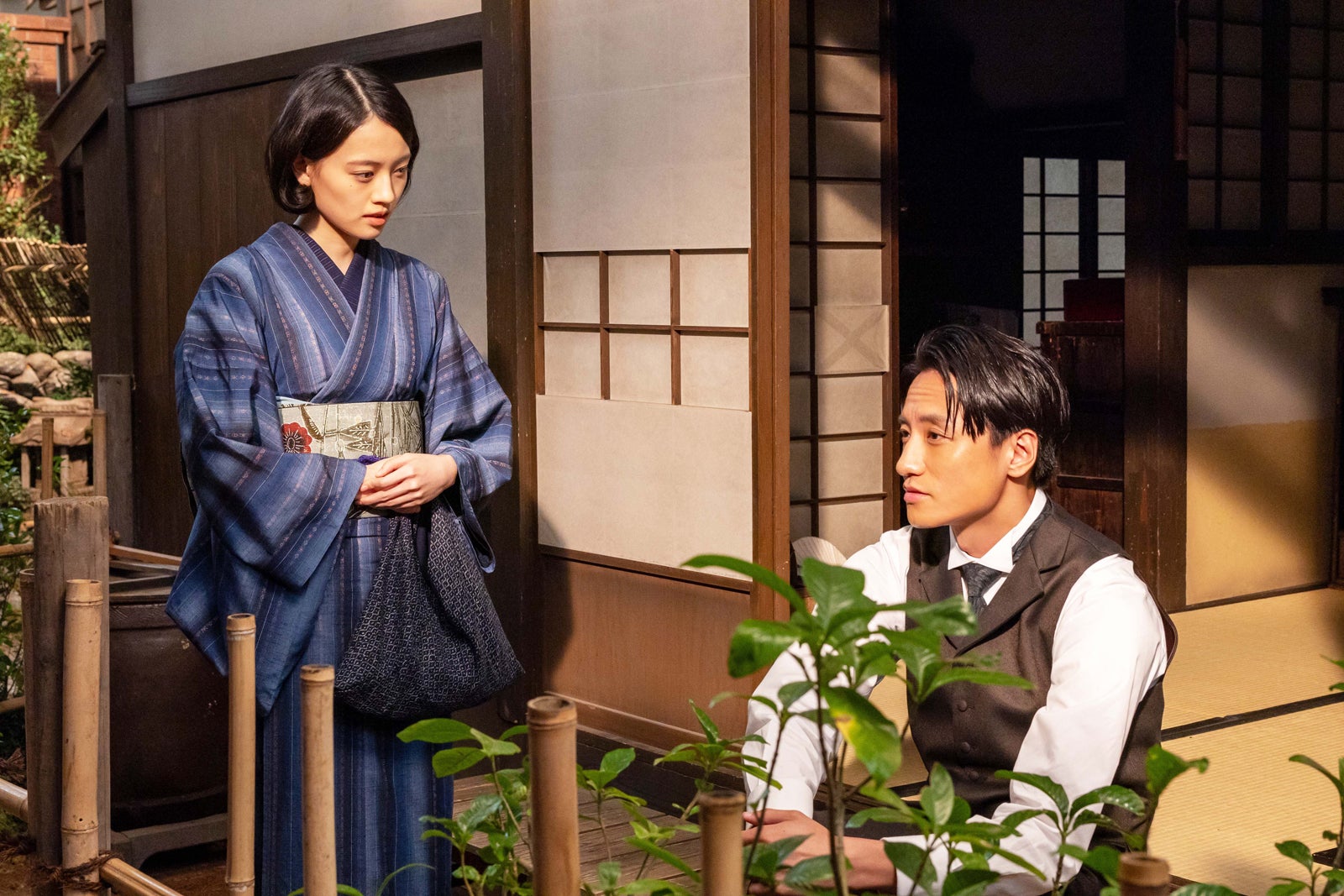 上坂樹里、藤原季節「風、薫る」第123話（C）NHK