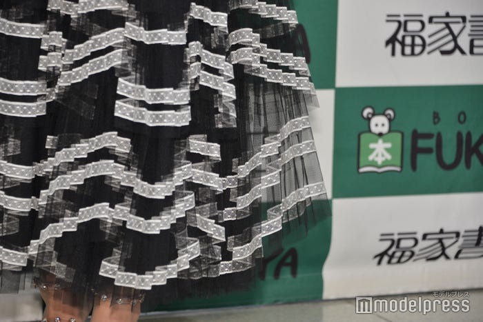 私服の約400万円のドレスは上品かつキュート(C)モデルプレス