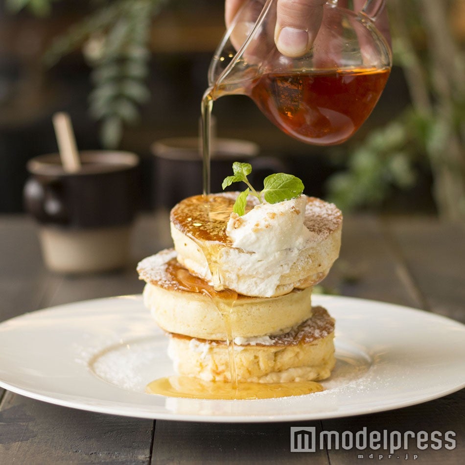 リコッタマスカルポーネパンケーキ（湘南パンケーキ）￥1，080／画像提供：湘南パンケーキ