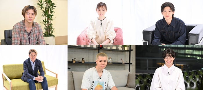 (上段左から)山田裕貴、福原遥、高橋文哉(下段左から)ヒロミ、那須川天心、ホラン千秋(C)TBS