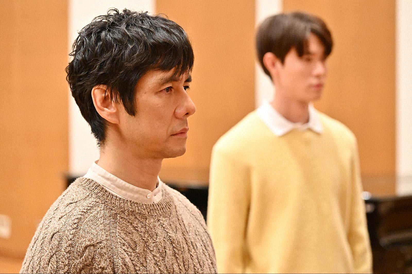 西島秀俊、宮沢氷魚「さよならマエストロ～父と私のアパッシオナート～」第3話より（C）TBS