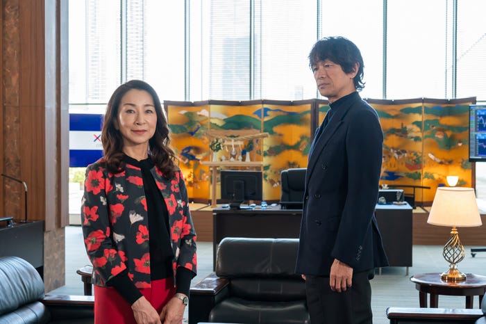 原田美枝子、江口洋介(C)テレビ朝日