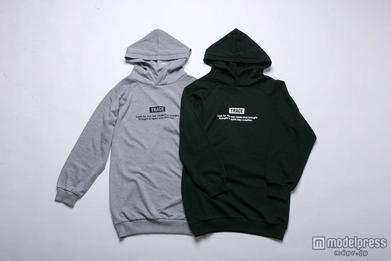 「裏毛ワンピースパーカー」