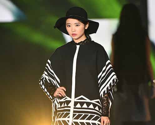 おのののか、ポンチョ×ハットの冬スタイルでクールな表情<GirlsAward 2015 A/W>