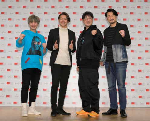 <紅白本番>純烈、“非接触”で観客と交流 川口春奈・清原果耶らとも“マジックコミュニケーション”