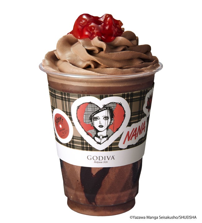 ゴディバ×NANA ダークチョコレート チェリー ショコリキサー レギュラーサイズ 870円／ラージサイズ 980円（提供写真）