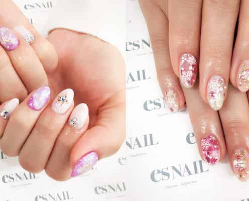 今しかできない“雪の結晶ネイル”でロマンチックな指先に