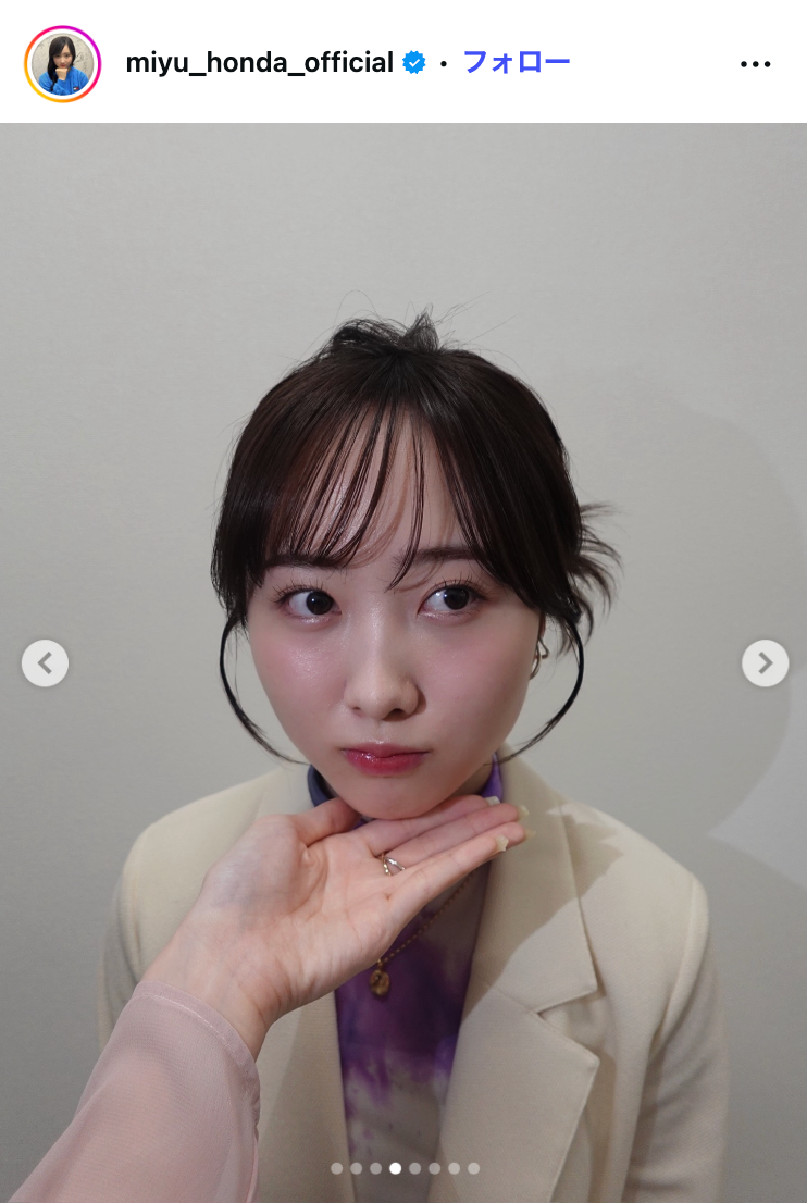 本田望結Instagramより