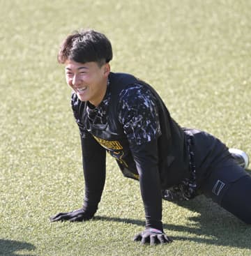 阪神・ドラ1立石に明るい兆し 17日以来となる屋外練習を再開 「右脚の肉離れ」順調回復